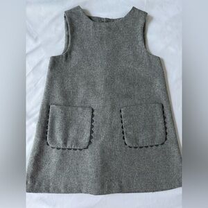 Jacadi Gray Wool Blend Dress
